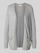 Regular fit cardigan van viscosemix, model 'LESLY'