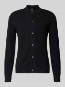 Gebreid jack van mix van katoen en kasjmier