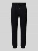 Sweatpants met elastische band en tunnelkoord, model 'GORDON'