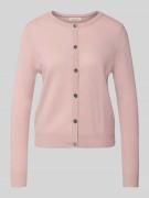 Gebreid jack van kasjmier met ronde hals