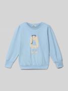 Sweatshirt met ronde hals