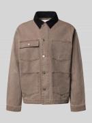 Jeansjack met kentkraag