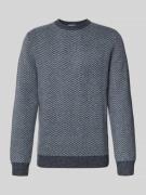 Wollen pullover met ronde hals