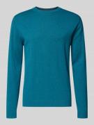 Regular fit gebreide pullover van zuiver katoen