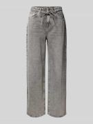 Wide leg jeans van katoenmix, model 'WIEN'