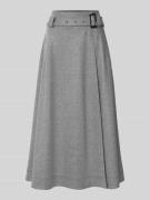 Midirok van scheerwol met riem