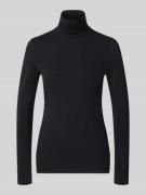 Shirt met lange mouwen en col, model 'ALANA'