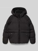 Gewatteerd jack met capuchon