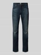 Slim fit jeans met 5-pocketmodel, model 'Chuck'
