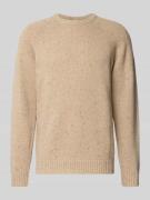 Wollen pullover met ronde hals, model 'ANGLISTIC'