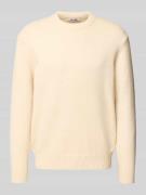Relaxed fit pullover van katoenmix met wol, model 'JAMES'