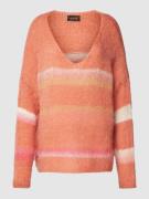 Gebreide pullover met streepmotief