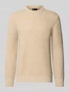 Wollen pullover met structuurmotief, model 'Chunky'