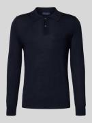 Slim fit gebreide pullover van wolmix