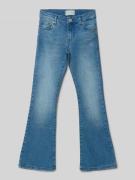 Flared jeans met 5-pocketmodel, model 'Veronique'
