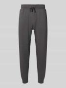 Relaxed fit sweatpants van katoenmix, model 'HERITAGE'
