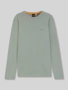 Regular fit shirt met lange mouwen en wafelstructuur, model 'TEMPESTO'