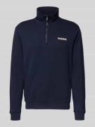 Sweatshirt met opstaande kraag