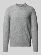 Regular fit gebreide pullover met alpaca en wol, model 'RAI'