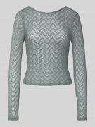 Slim fit shirt met lange mouwen van katoenmix, model 'ANGILA'