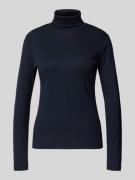 Regular fit shirt met lange mouwen van katoenmix met col