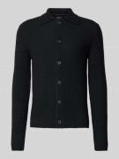 Regular fit gebreid jack van wolmix