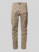 Regular tapered fit cargobroek met ritszak