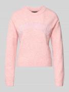 Regular fit gebreide pullover met viscose, model 'AMOREMIO'