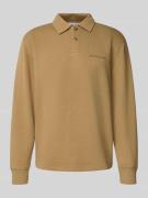 Regular fit sweatshirt van puur katoen