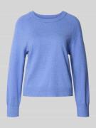 Regular fit gebreide pullover van katoenmix