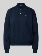 Sweatshirt met polokraag