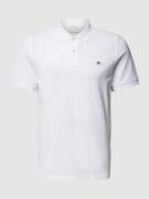 Poloshirt met labelstitching, model 'SHIELD'