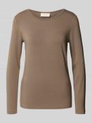Shirt met lange mouwen en ronde hals, model 'Liana'