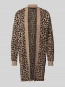 Regular fit cardigan van viscosemix, model 'NANCY'