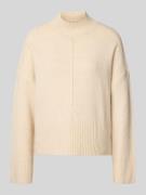 Relaxed fit gebreide pullover met wol, model 'WHITNEY'