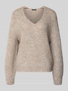 Regular fit pullover met wol en mohair