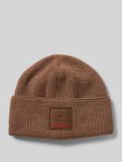 Gebreide muts van scheerwolmix, model 'TAREK'