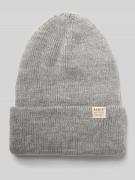 Muts met omslag en labeldetail, model 'KINABALU'