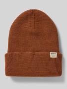 Muts met omslag en labeldetail, model 'KINABALU'