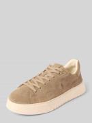 Sneakers met labelstitching