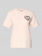 T-shirt met labelprint