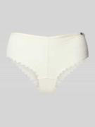 Slim fit slip met logo-applicatie, model 'Cheeky'