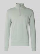 Regular fit sweatshirt van puur katoen