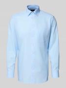 Regular fit vrijetijdsoverhemd met logostitching, model 'New'