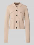 Regular fit overhemdjack van wolmix