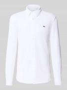 Slim fit vrijetijdsoverhemd in gestructureerde look