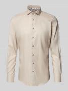 Slim fit zakelijk overhemd van puur katoen