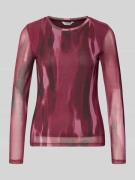 Shirt met lange mouwen en ronde hals, model 'Paloma'