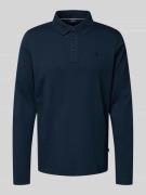 Regular fit poloshirt in design met lange mouwen, model 'Pero'