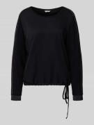 Blouseshirt met ronde hals